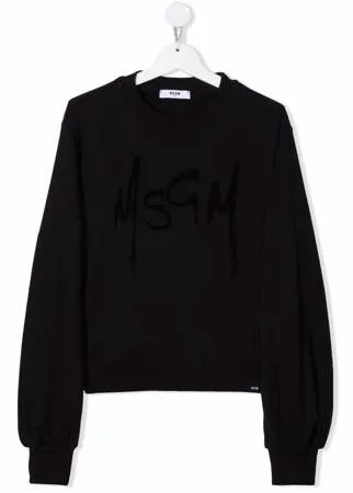 MSGM Kids толстовка с логотипом