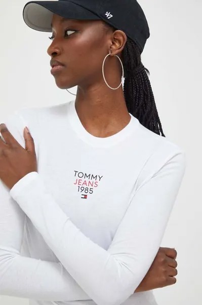 Лонгслив Tommy Jeans, белый