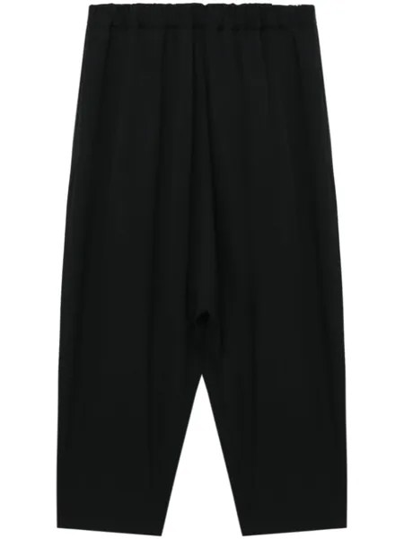 Comme Des Garçons Comme Des Garçons укороченные брюки с низким шаговым швом, черный