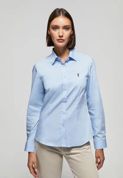 Блузка-рубашка RIGBY GO W Polo Club, цвет sky blue