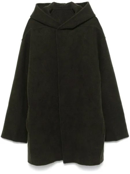 Rick Owens кашемировое пальто, зеленый