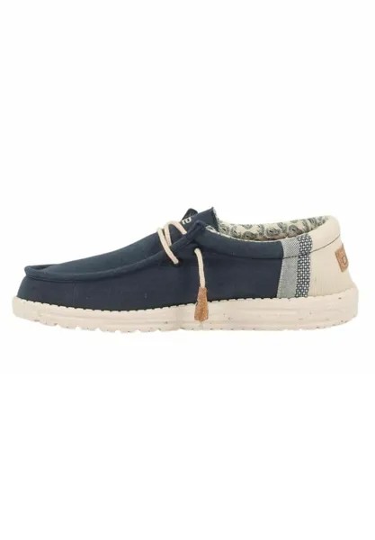 Спортивные туфли на шнуровке Zapatilla Wally Breack Hey Dude, цвет azul oscuro