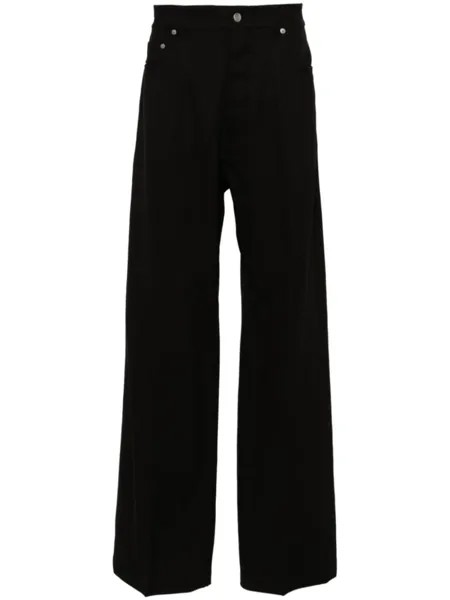 Rick Owens широкие брюки Geth строгого кроя, черный