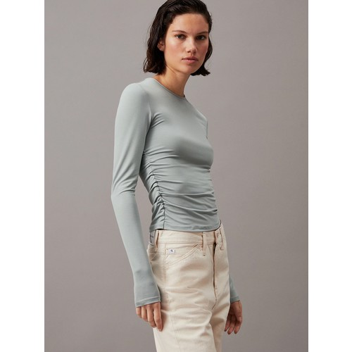 Лонгслив Calvin Klein Jeans, размер L, , серый
