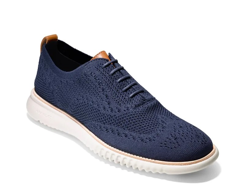 Оксфорды Cole Haan ZeroGrand StitchLite Wingtip, темно-синий