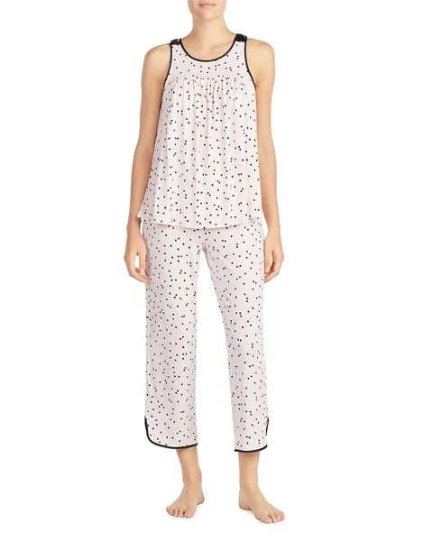 Укороченный пижамный комплект Kate Spade New York, розовый