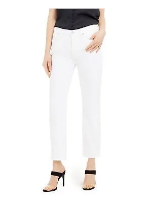 Женские белые укороченные джинсы-бойфренды 7 FOR ALL MANKIND Размер: талия 26