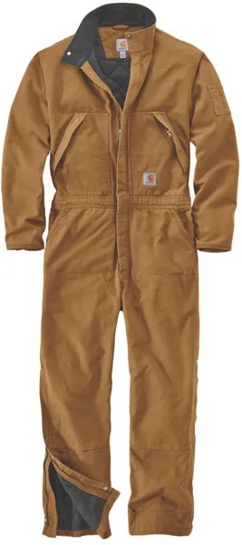 Комбинезон Carhartt Washed Duck Insulated, коричневый