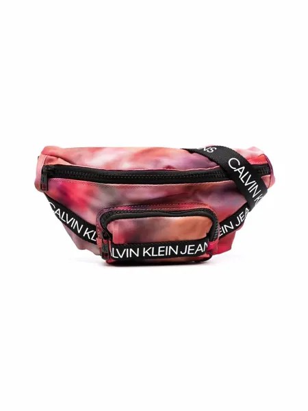 Calvin Klein Kids поясная сумка с принтом