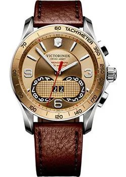 Швейцарские наручные  мужские часы Victorinox Swiss Army 241617. Коллекция Chrono Classic