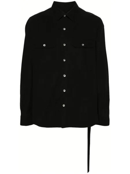 Rick Owens DRKSHDW рубашка на пуговицах, черный