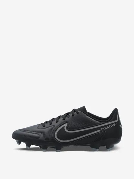 Бутсы мужские Nike Tiempo Legend 9 Club Fg/Mg, Черный