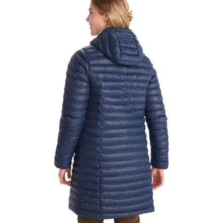 Длинная куртка без перьев Echo женская Marmot, цвет Arctic Navy Shiny