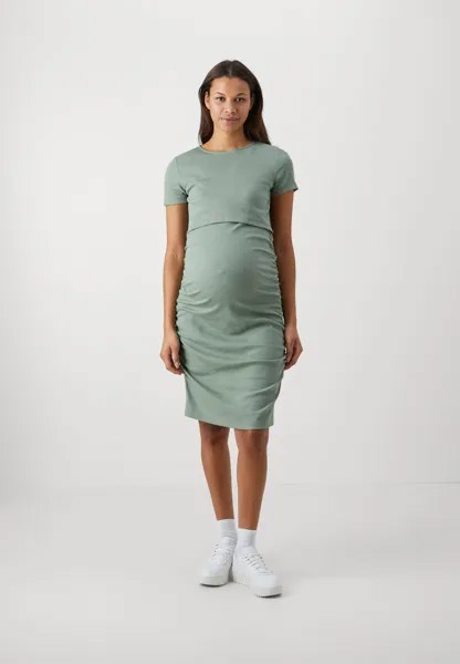 Платье из джерси MLEMILY JUNE DRESS MAMALICIOUS, зеленый