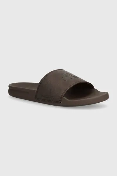 Шлепки Quiksilver, коричневый