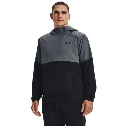 Худи Under Armour, силуэт свободный, капюшон, размер MD, бежевый