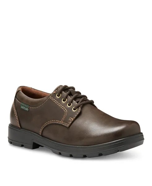 Мужские оксфорды duncan с простым носком Eastland Shoe, коричневый