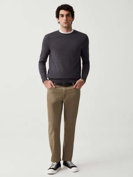 Брюки стандартного кроя с пятью карманами Ovs, цвет olive green