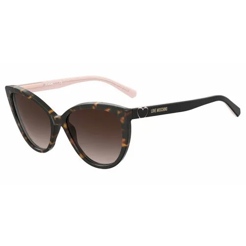Солнцезащитные очки LOVE MOSCHINO, коричневый