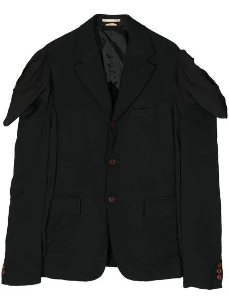 Comme des Garçons Homme пиджак со вставками на плечах, черный