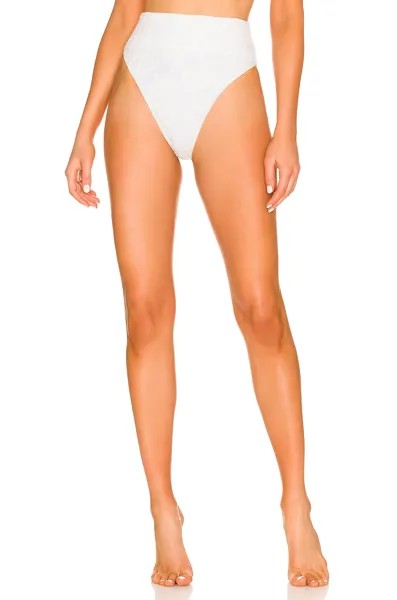 Низ бикини BEACH RIOT x REVOLVE High Waisted, белый