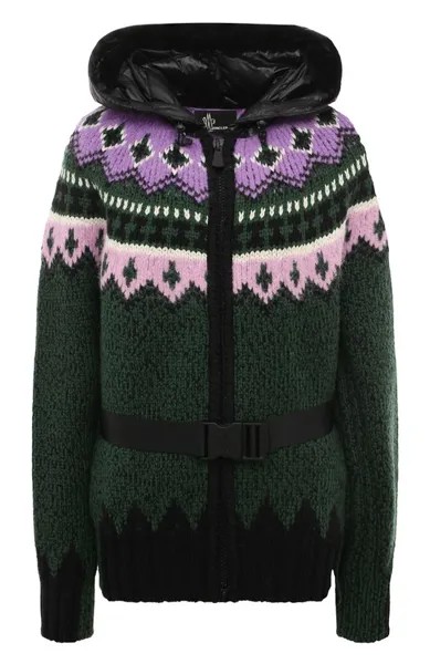 Комбинированный кардиган Moncler Grenoble