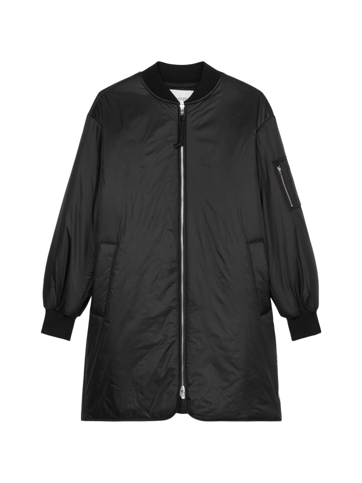 Пуховик Marc O'Polo DENIM Long Blouson im Aviator Stil regular, черный
