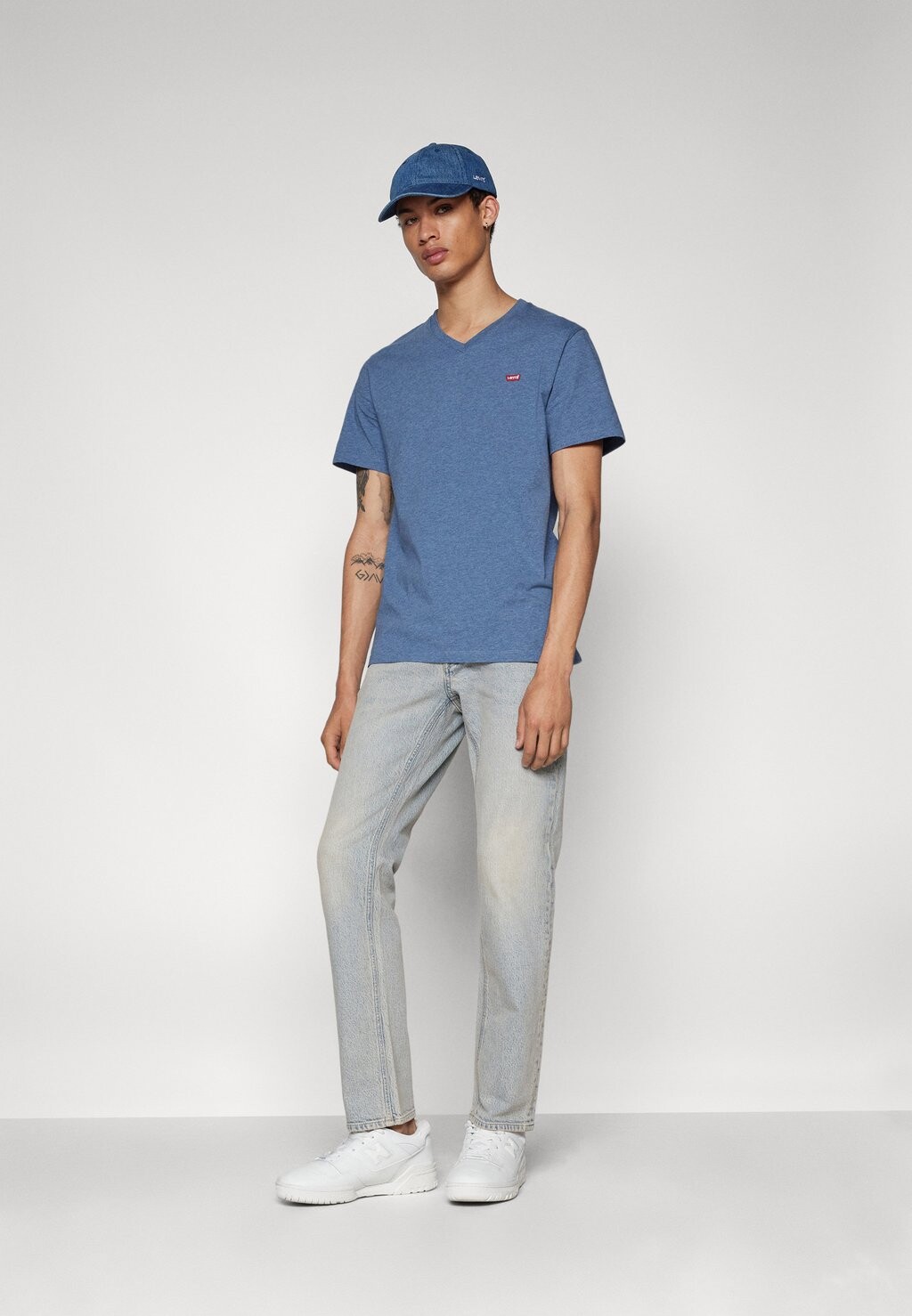 Джинсы прямого кроя JJIMIKE JJORIGINAL Jack & Jones, синие джинсы