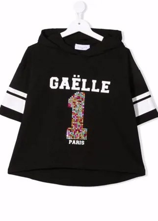 Gaelle Paris Kids декорированное худи с логотипом