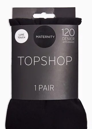 Колготки плотностью 120 ден Topshop Maternity-Черный цвет