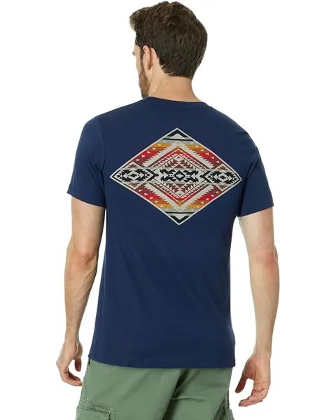 Футболка Pendleton Bridge Creek Diamond Graphic Tee, цвет Navy/Multi