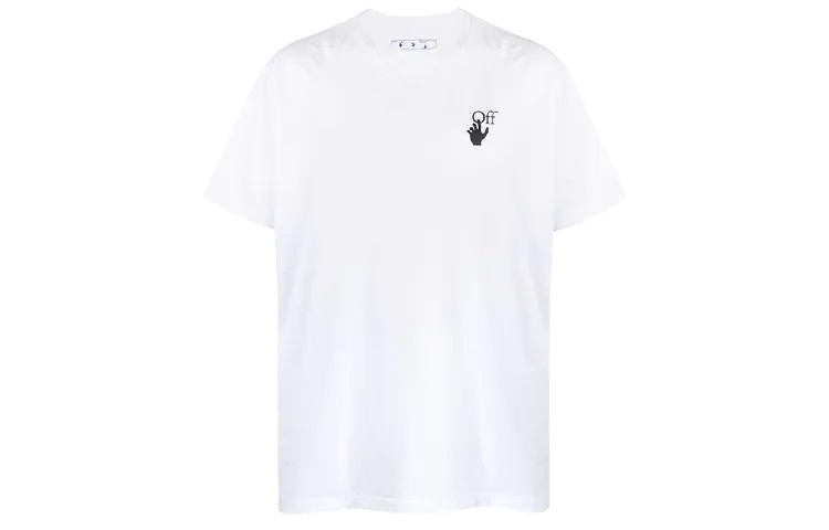 OFF-WHITE Футболка унисекс, Белый