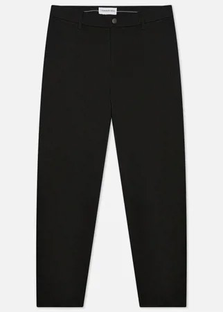 Мужские брюки Calvin Klein Jeans Slim Stretch Chino, цвет чёрный, размер 34/32