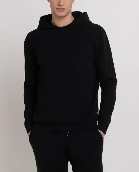 Черный мужской свитер с капюшоном Replay, черный