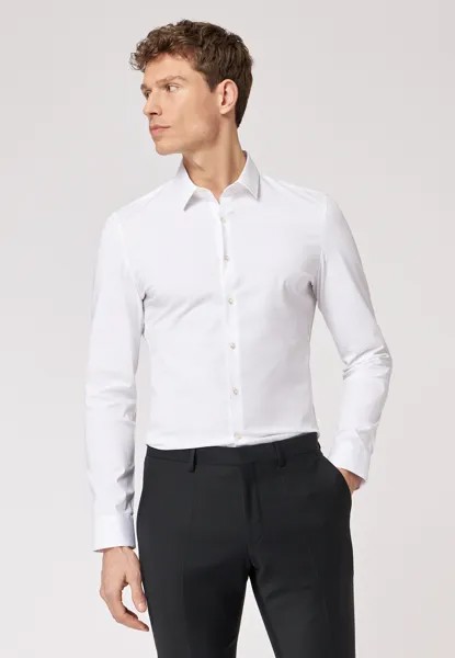 Рубашка Roy Robson Business Business im Slim Fit mit Kontrastknöpfen, белый