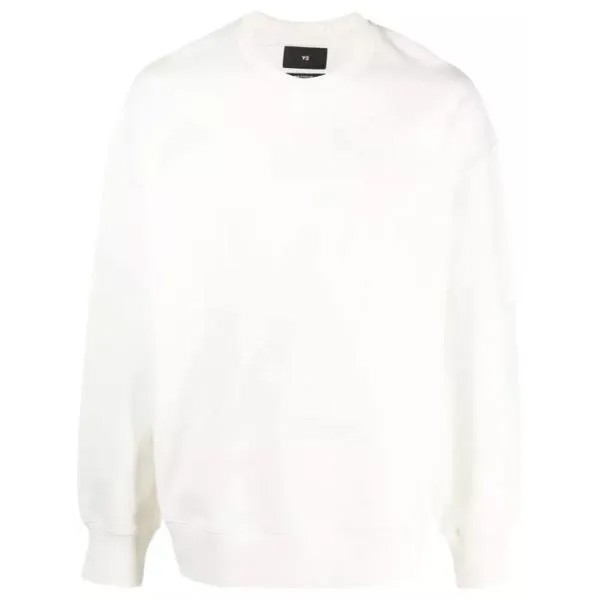 Футболка long-sleeved organic cotton sweatshirt Y-3, белый