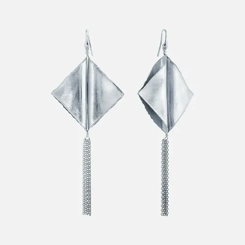 Серьги ELEMENT47, серебро, 925 проба
