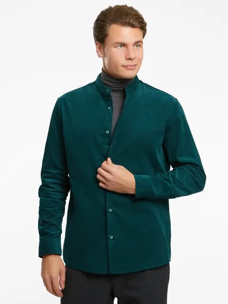 Рубашка мужская oodji 3L330010M зеленая XL