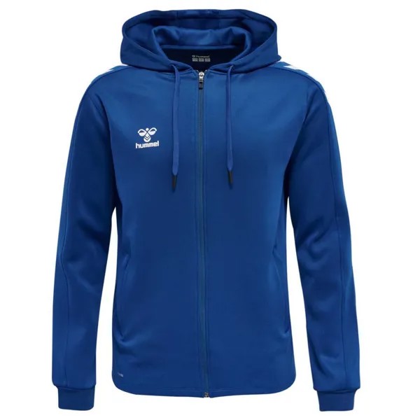 Толстовка Hummel Core XK Poly Full Zip, синий