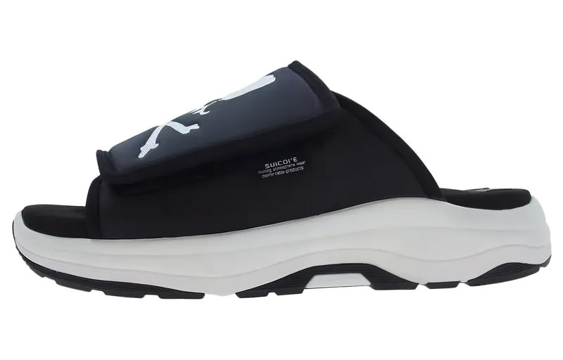 Шлепанцы Mastermind Japan X мужские черные/белые Suicoke