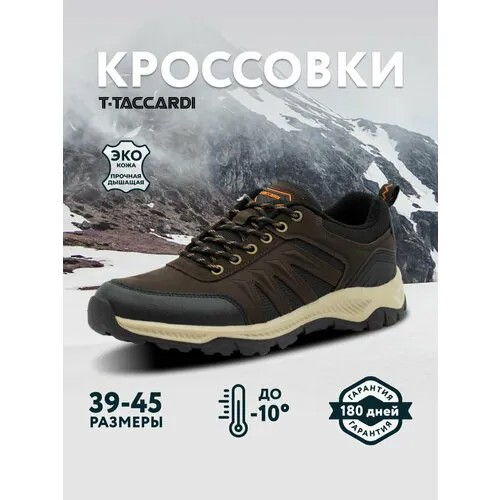 Кроссовки T.Taccardi, полнота G (EU)/ на среднюю и широкую стопу, размер 45, коричневый