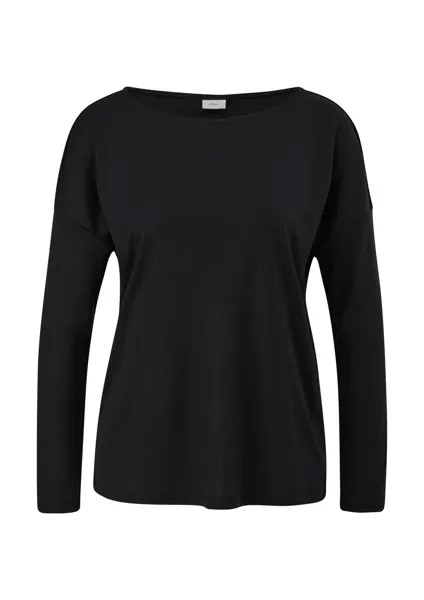 Лонгслив s.Oliver BLACK LABEL, черный