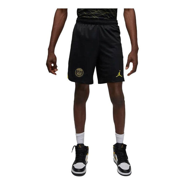 Футбольные шорты x paris saint germain 2022 23 stadium fourth dri fit Air Jordan, черный
