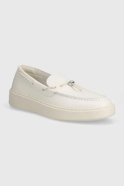 Кожаные мокасины Flint II Karl Lagerfeld, белый