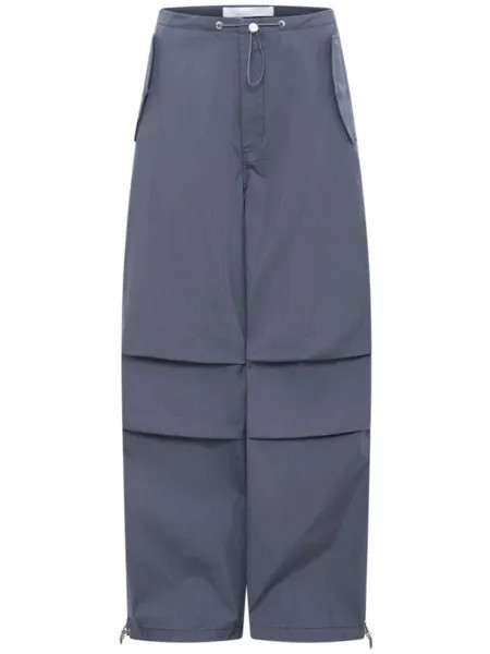 Широкие брюки с застежкой тогл Dion Lee, серый