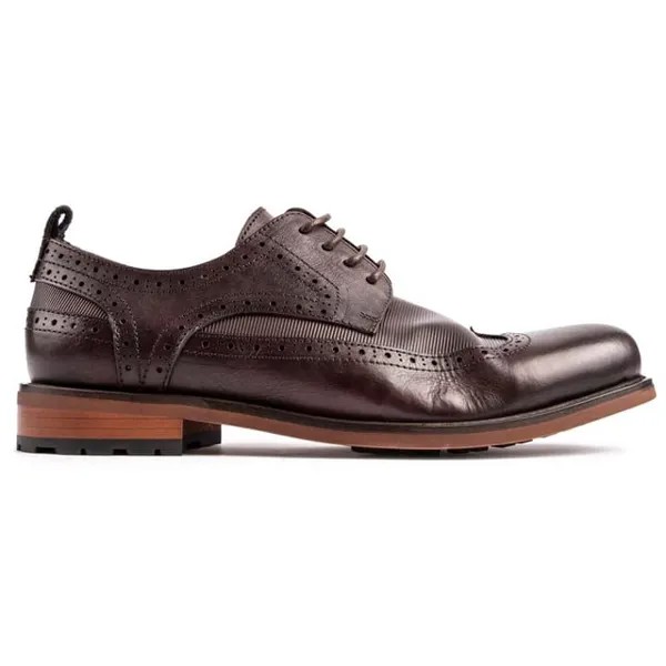 Туфли-Броги ручной работы Bobbin Sole, коричневый