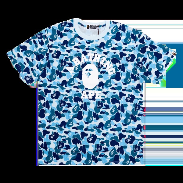 Футболка BAPE ABC Camo College 'Blue', синий