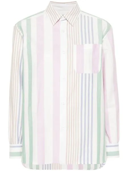 A.P.C. рубашка Sela в полоску, белый