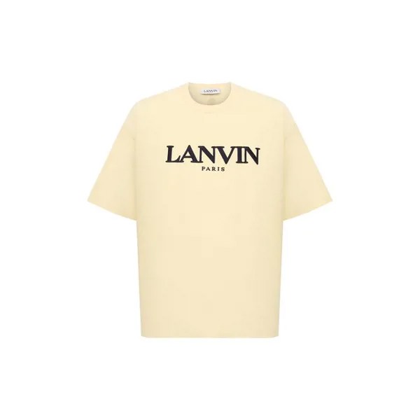 Хлопковая футболка Lanvin