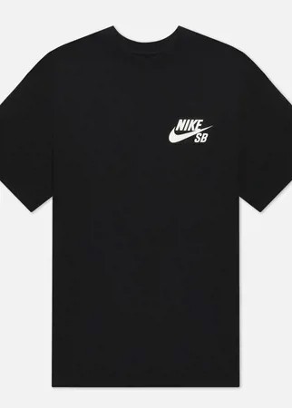 Мужская футболка Nike SB Logo, цвет чёрный, размер M